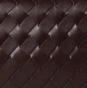 Woven Leather Clutch