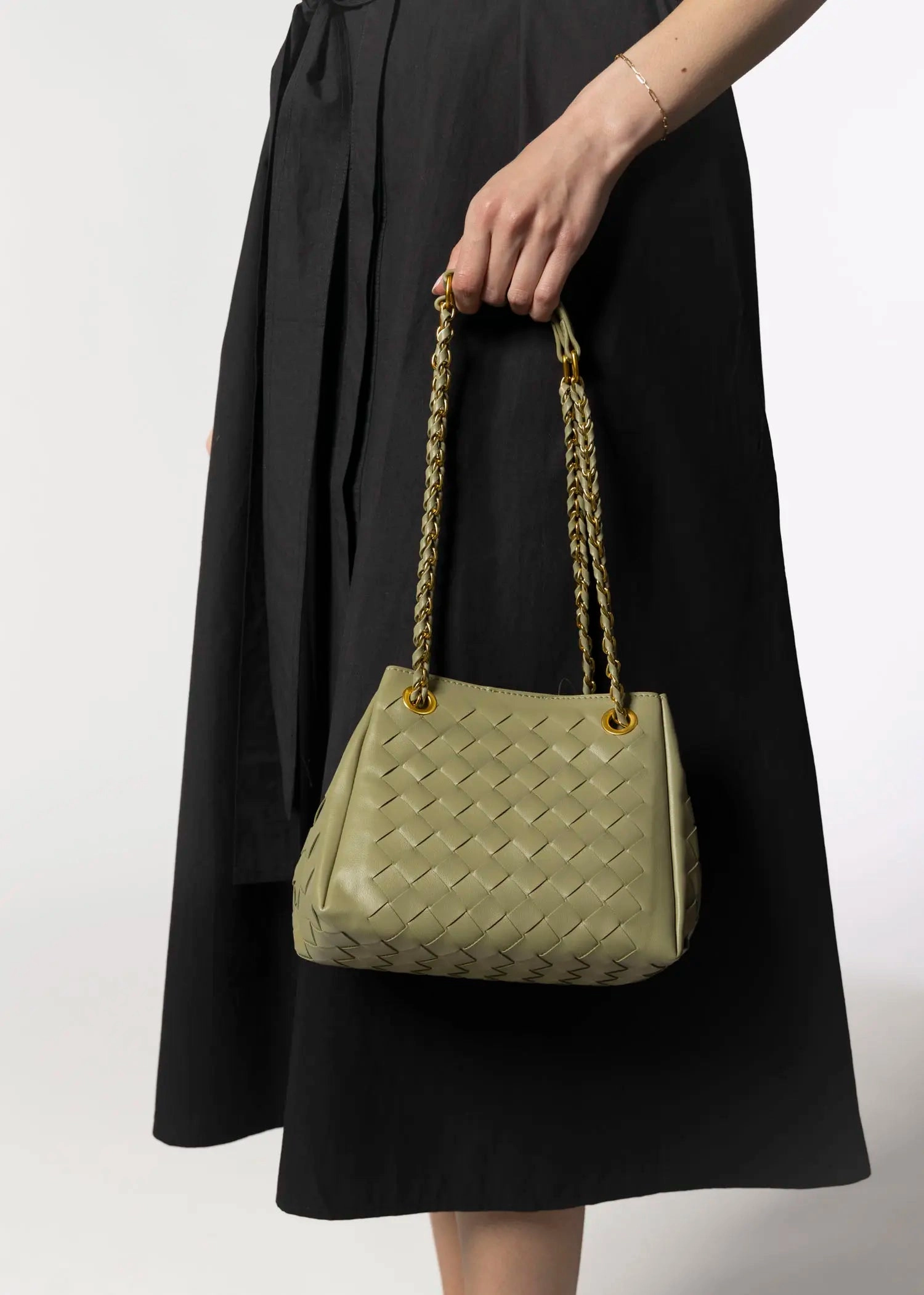 Woven Shoulder Bag