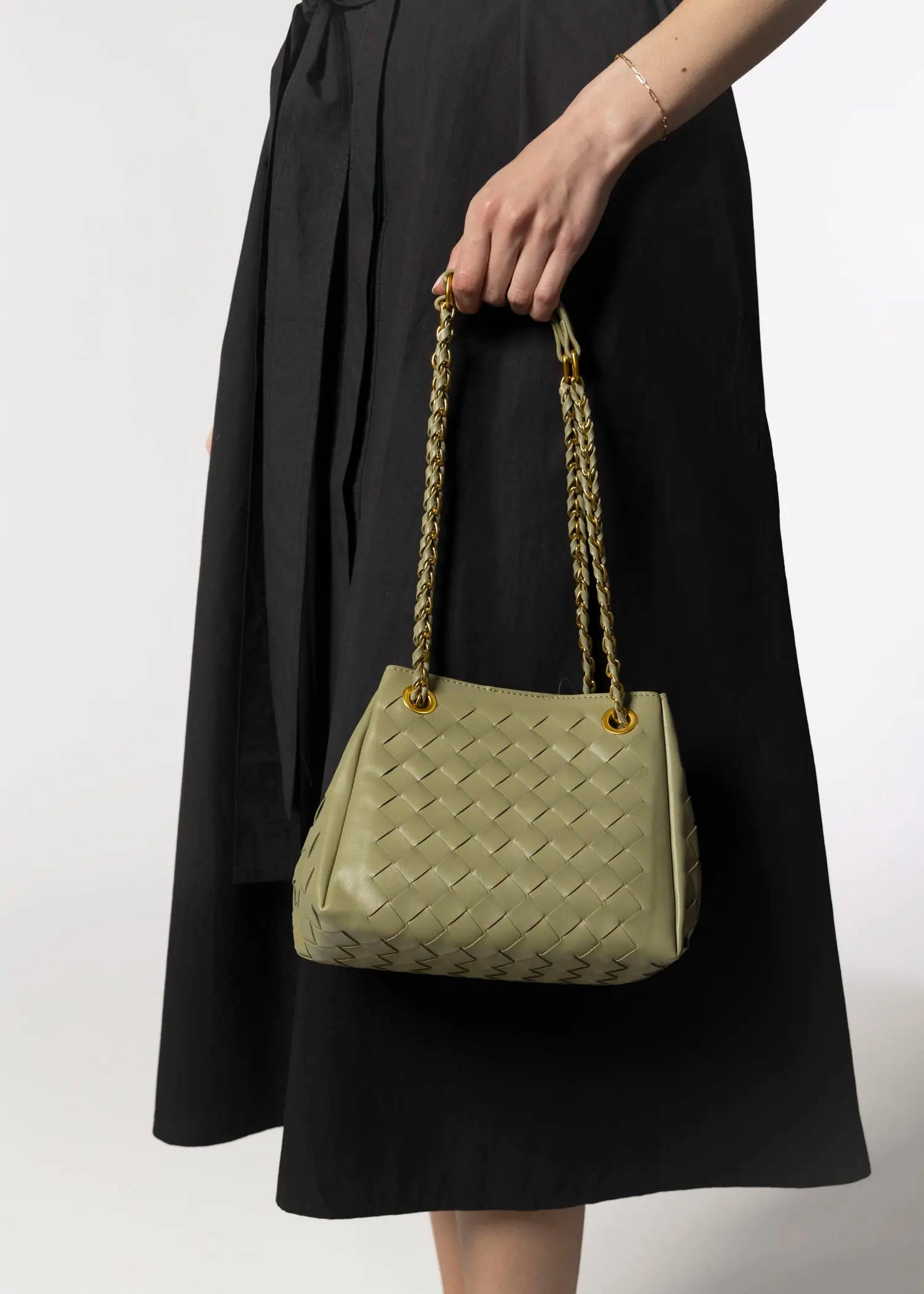 Woven Shoulder Bag