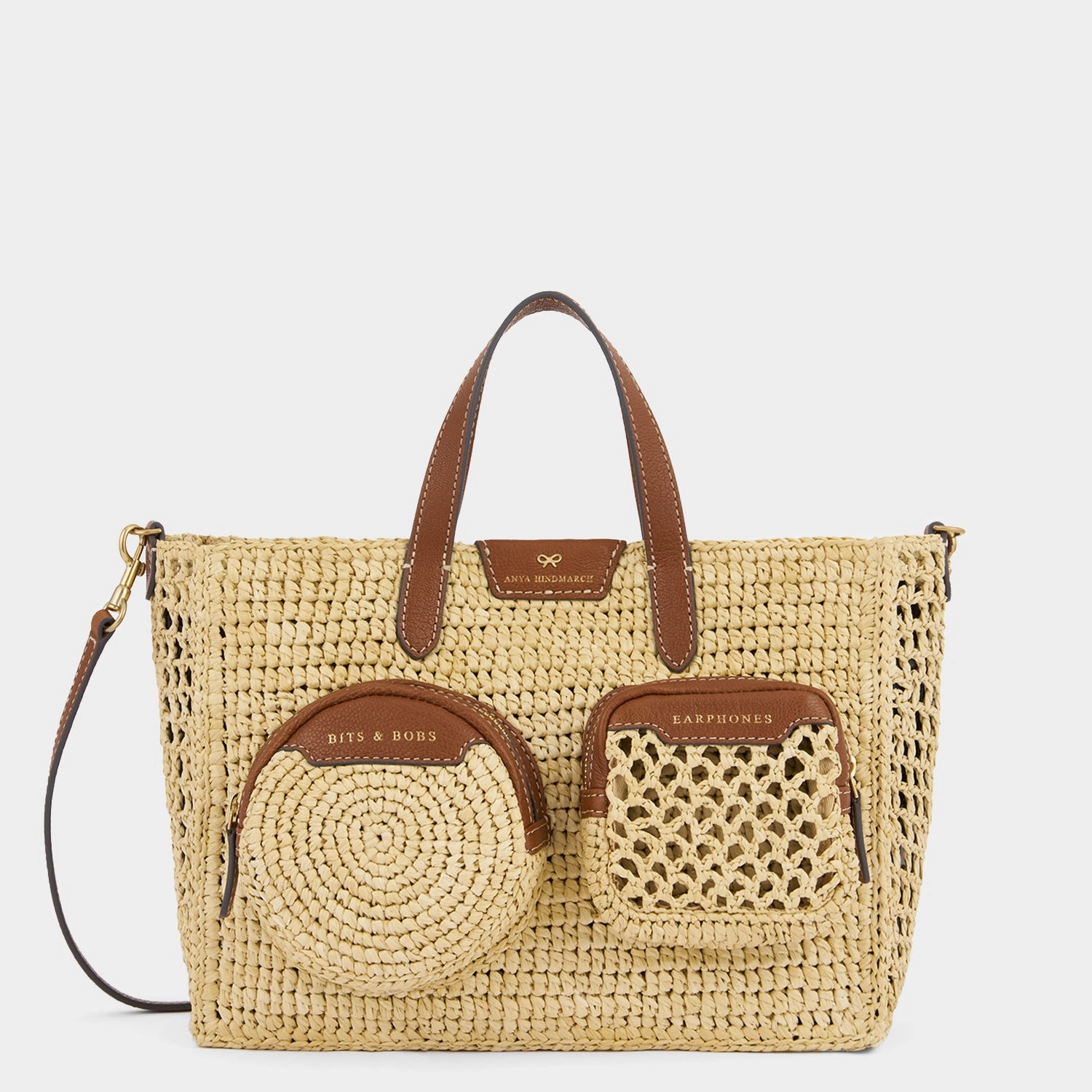 X/S Raffia Holiday Cross-body Tote