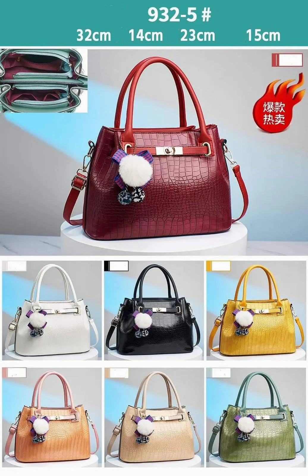 Yellow Handbag For Girls 932-5