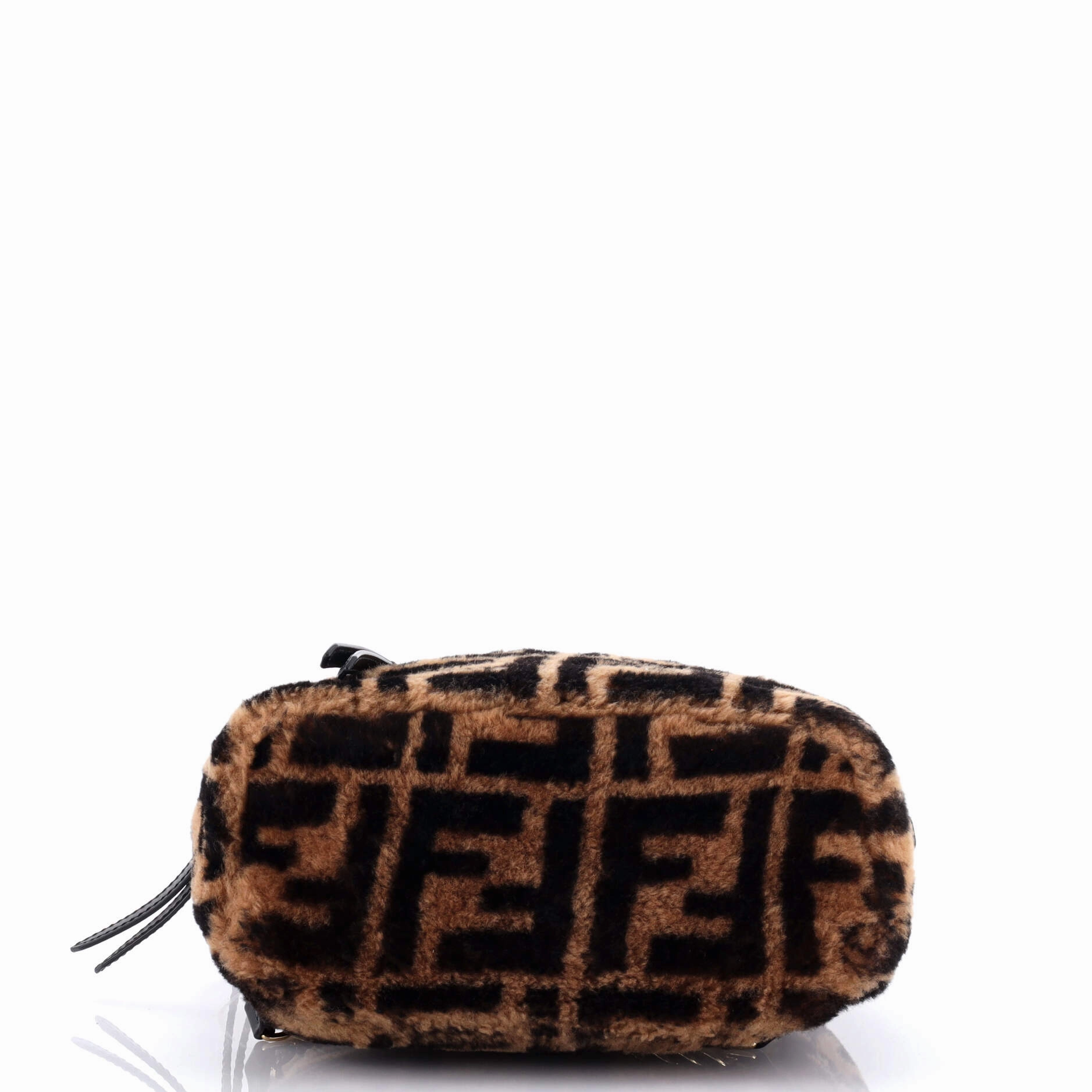 Zip Backpack Zucca Shearling Mini